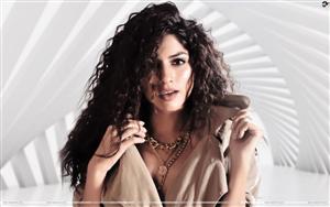 Sapna Pabbi flaunts her curls in an attractive pose